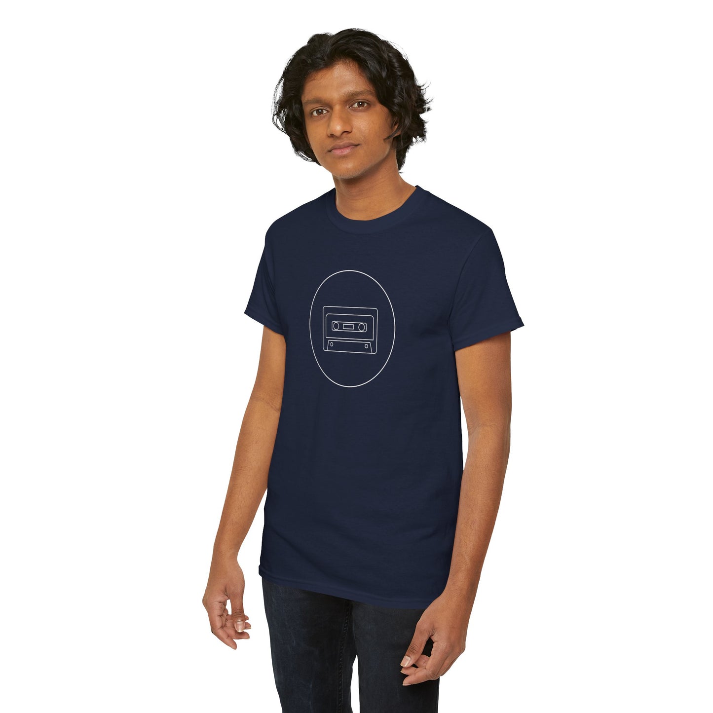 Retro Cassette Tape - Unisex Heavy Cotton T-Shirt