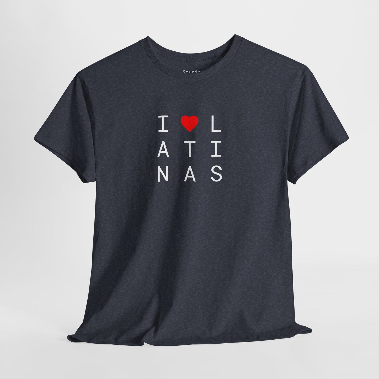 I <heart> LATINAS (2 color) - Unisex Heavy Cotton T-Shirt