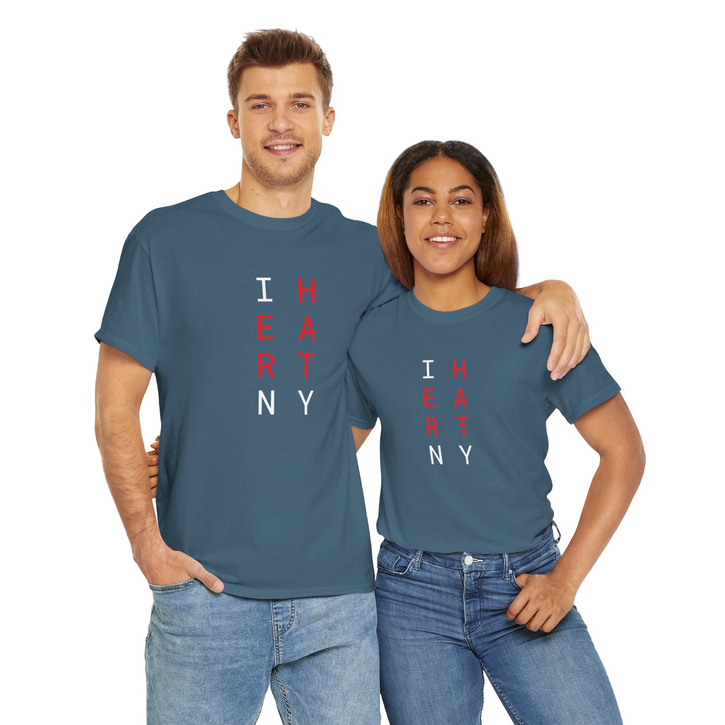 I HEART NY (2 color) - Unisex Heavy Cotton T-Shirt