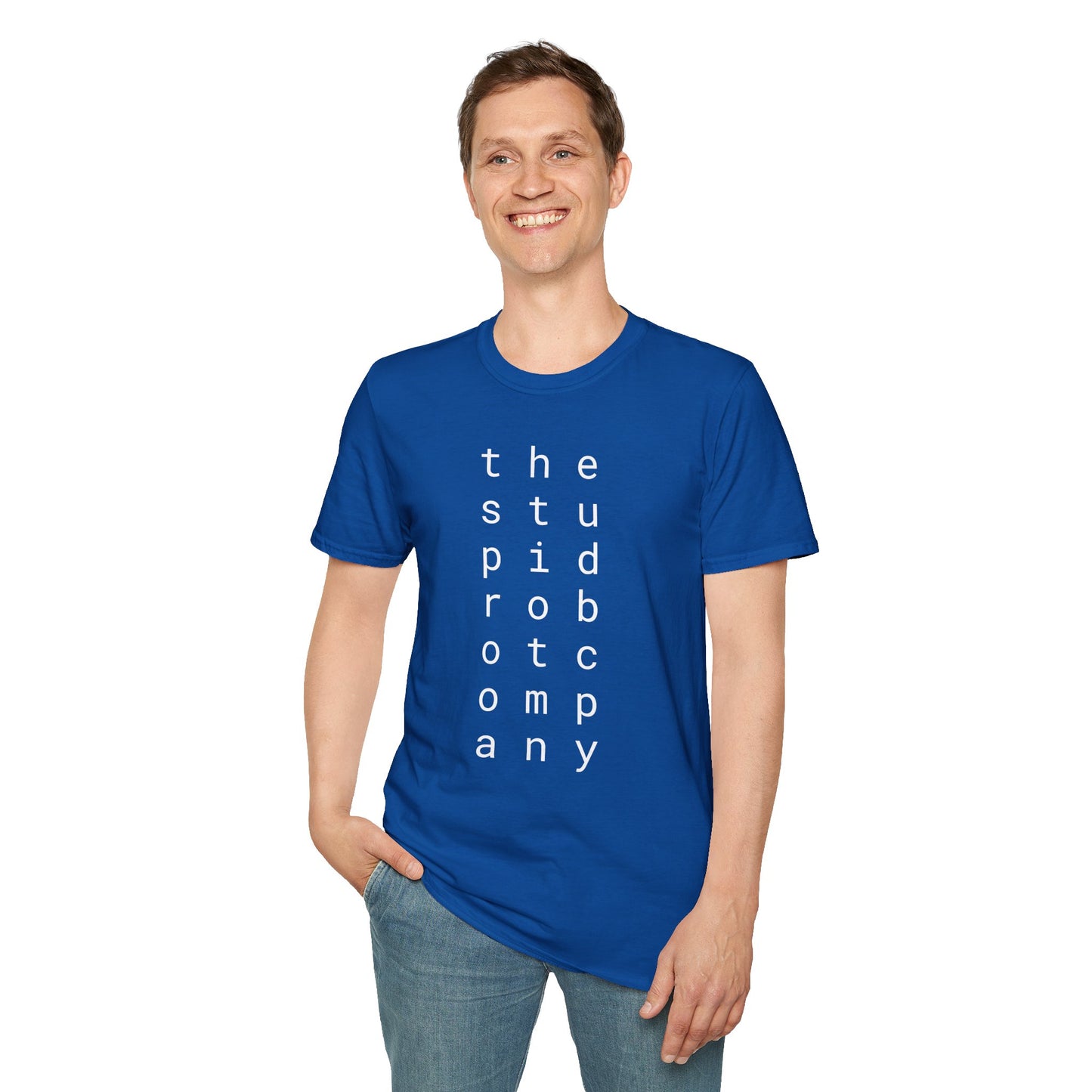 the stupid robot company - Unisex Softstyle T-Shirt