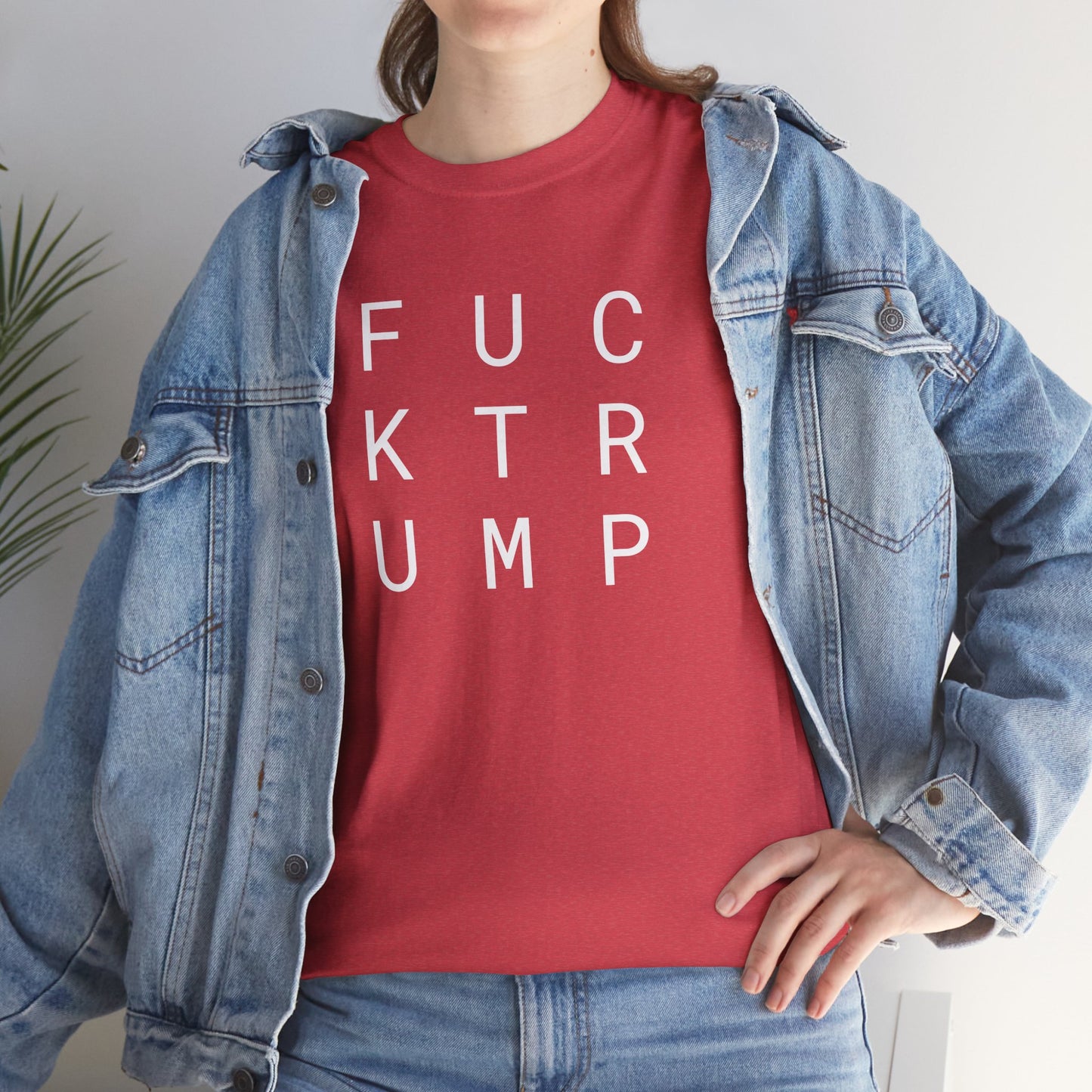 FUCK Trump - Unisex Heavy Cotton T-Shirt