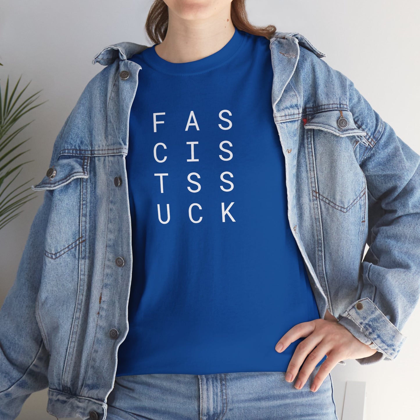 Fascists Suck - Unisex Heavy Cotton T-Shirt
