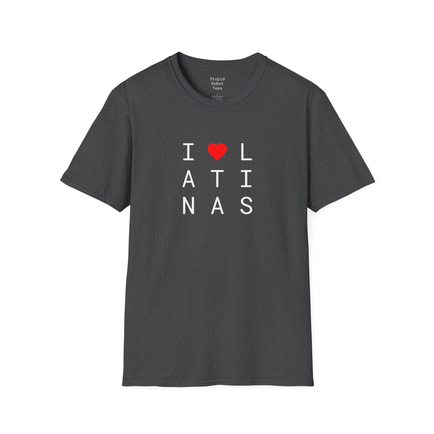 I <heart> LATINAS (2 color) - Unisex Softstyle T-Shirt