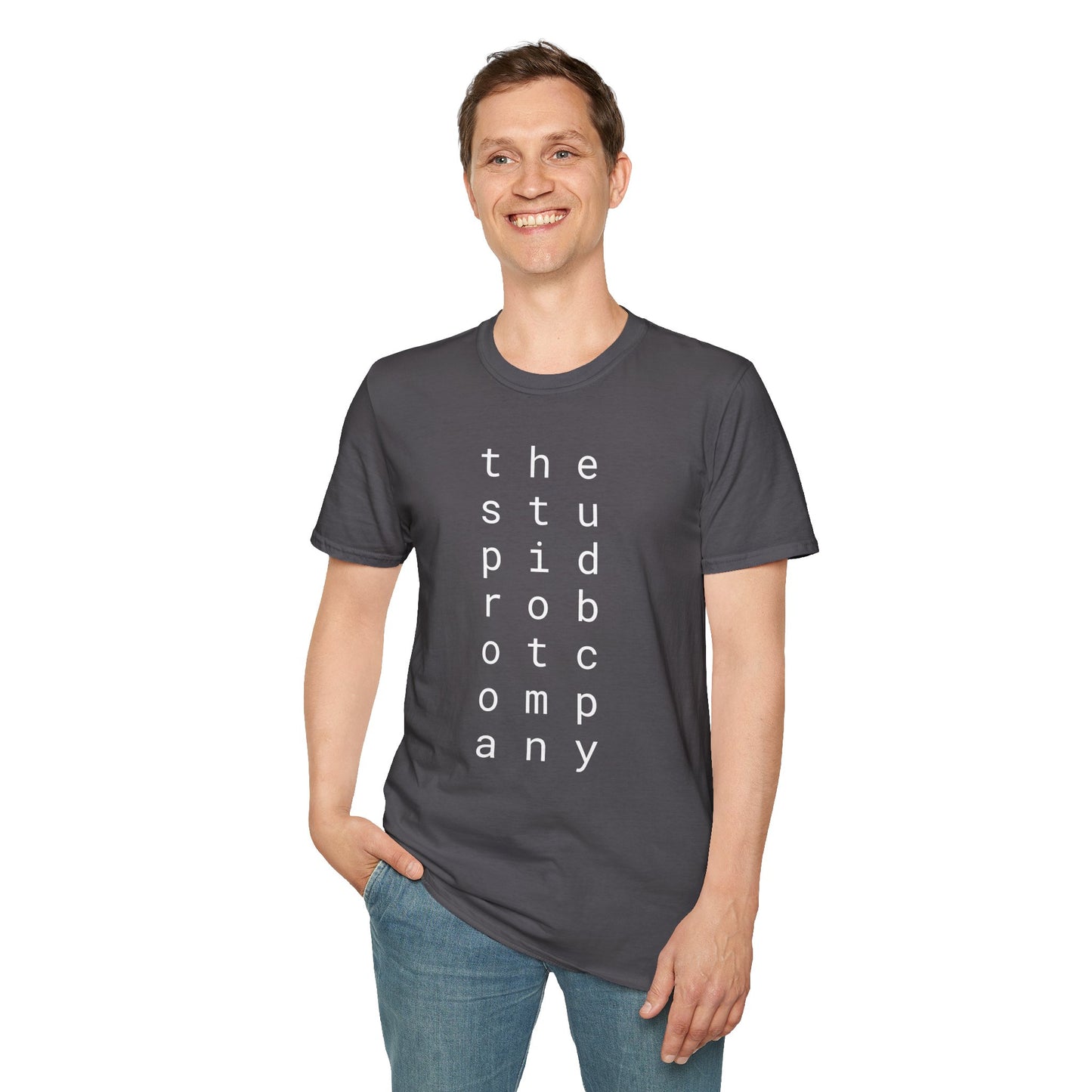 the stupid robot company - Unisex Softstyle T-Shirt