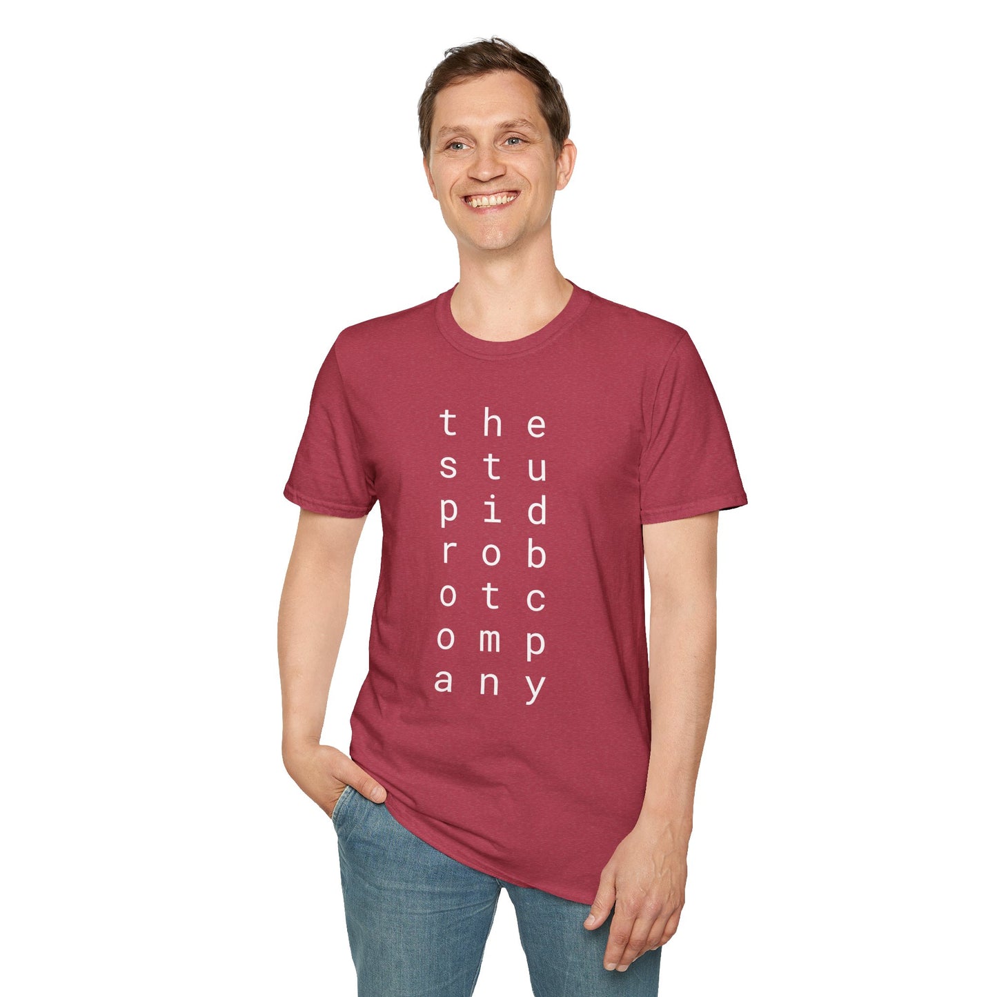 the stupid robot company - Unisex Softstyle T-Shirt