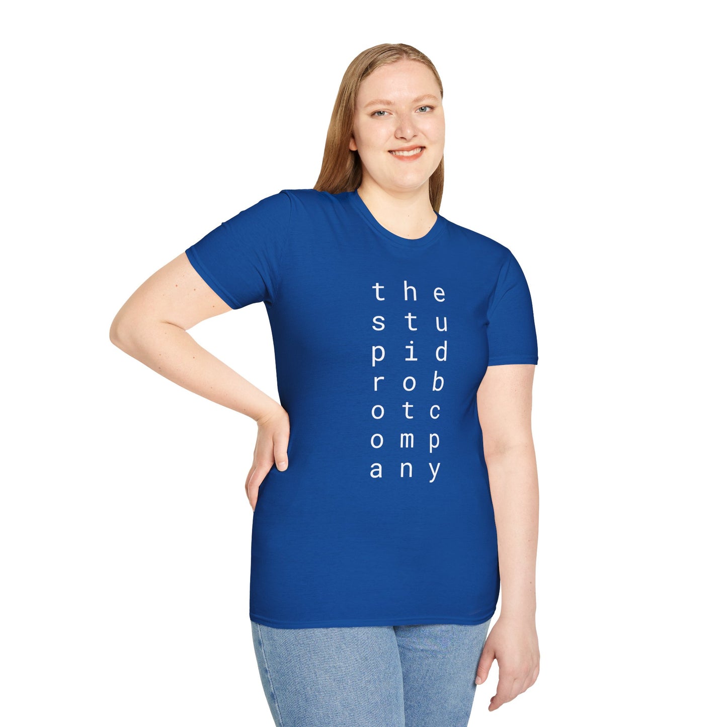 the stupid robot company - Unisex Softstyle T-Shirt