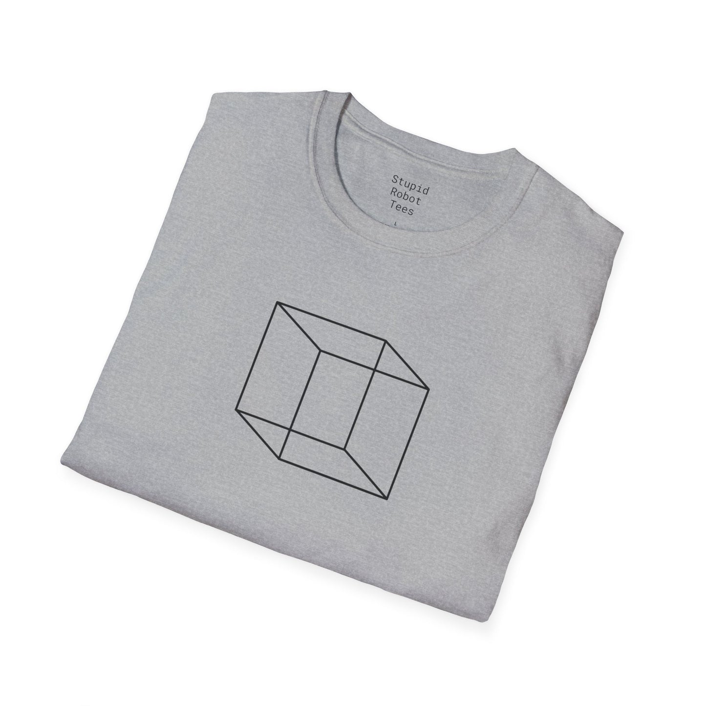 3d Cube - Unisex Softstyle T-Shirt