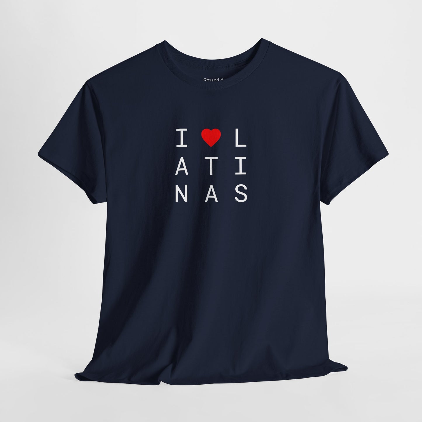 I <heart> LATINAS (2 color) - Unisex Heavy Cotton T-Shirt