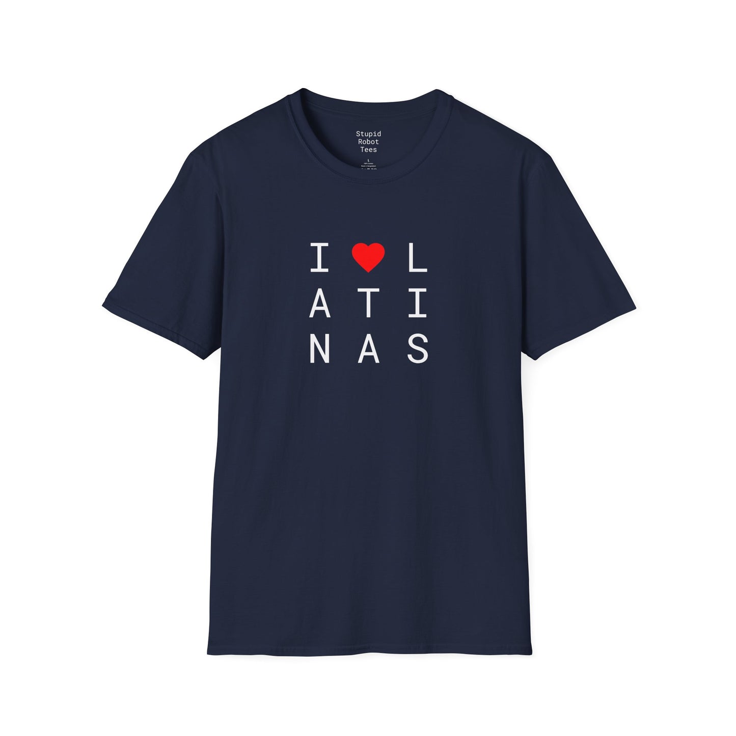 I <heart> LATINAS (2 color) - Unisex Softstyle T-Shirt
