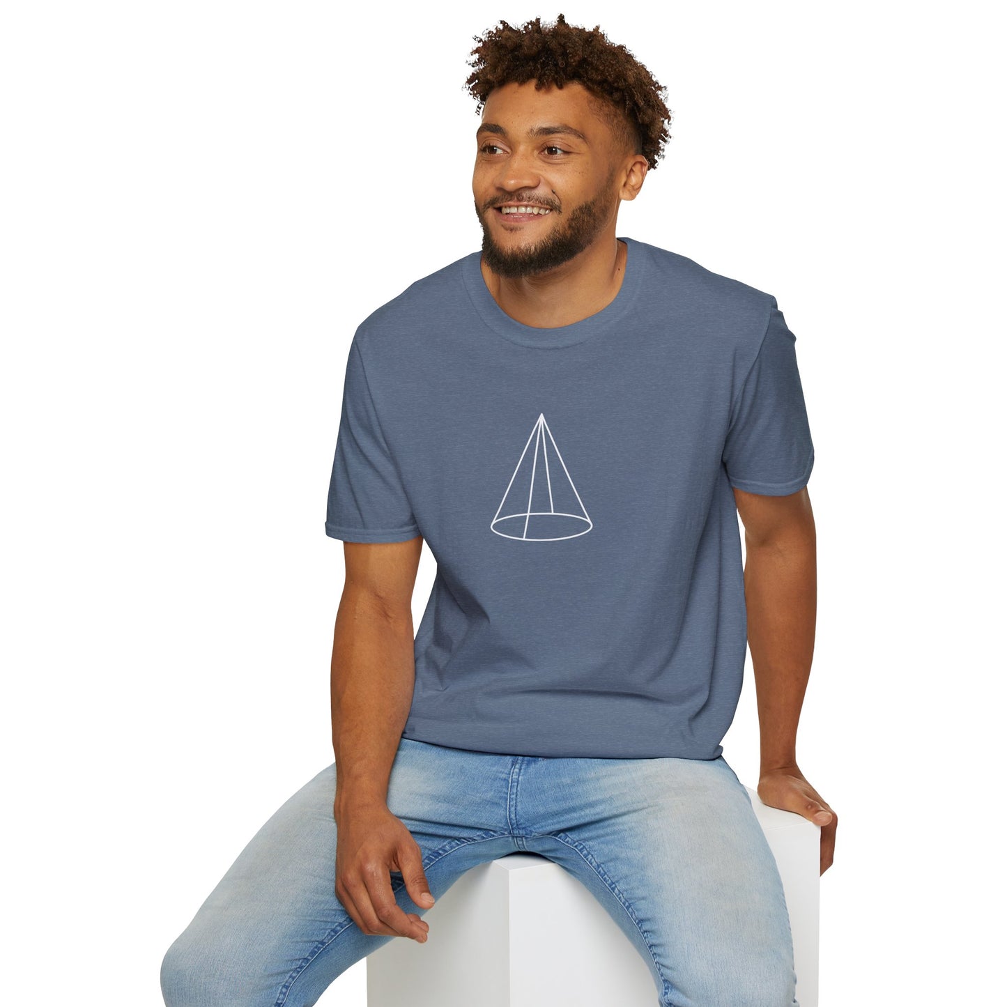 3d Cone - Unisex Softstyle T-Shirt