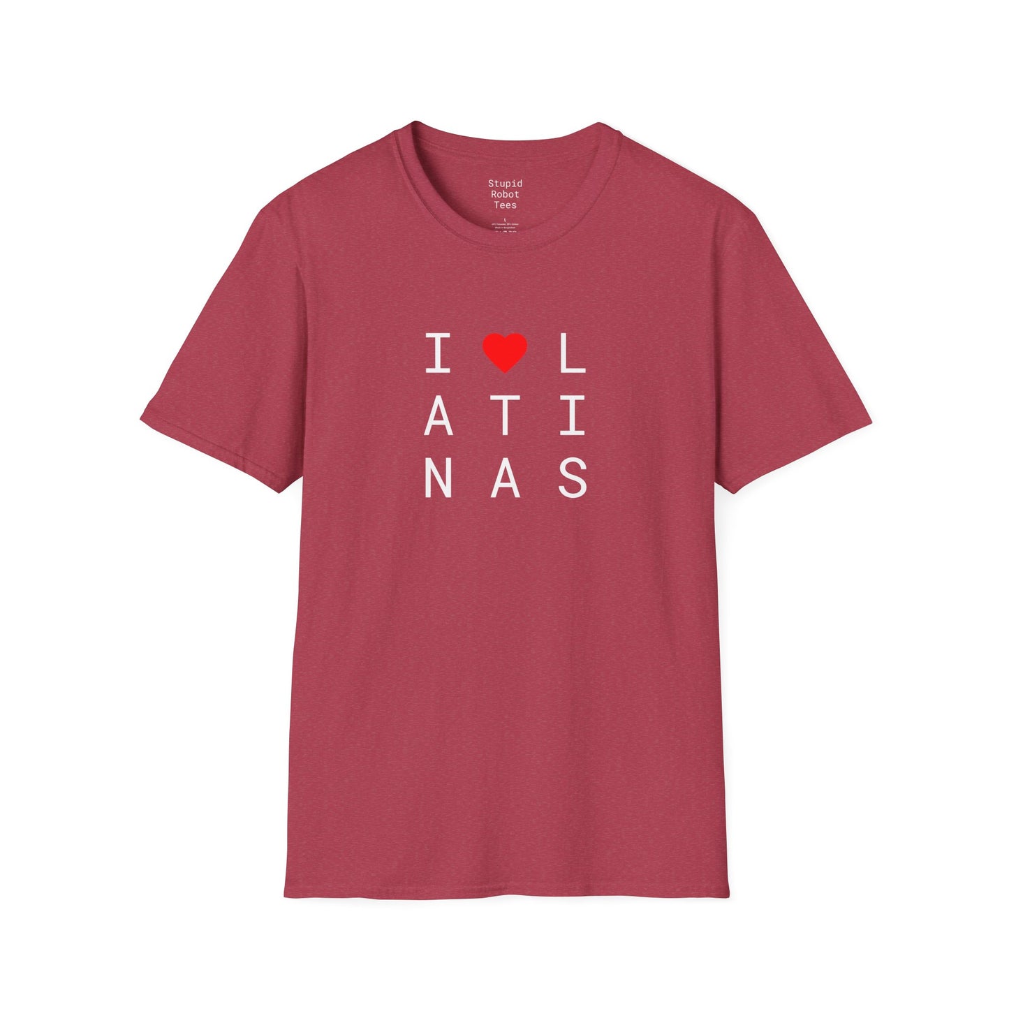 I <heart> LATINAS (2 color) - Unisex Softstyle T-Shirt