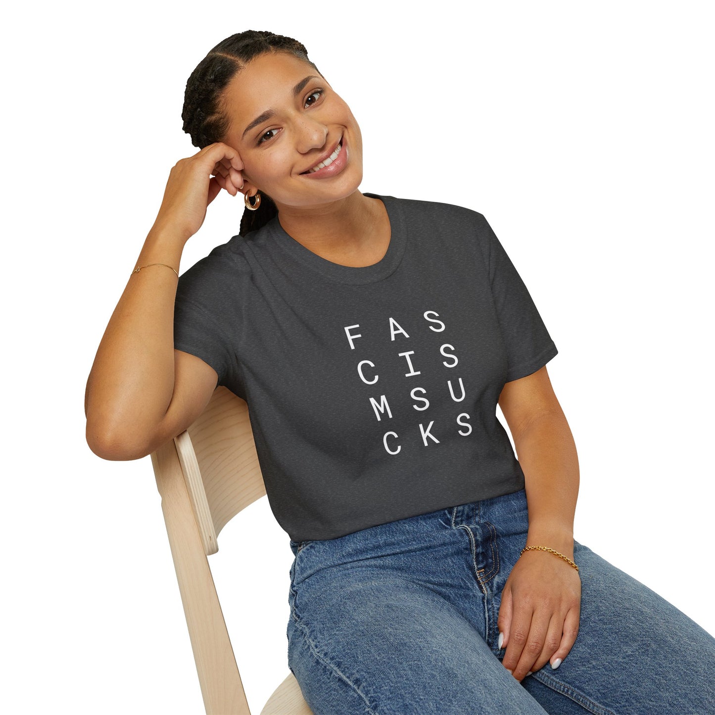 Fascism Sucks - Unisex Softstyle T-Shirt