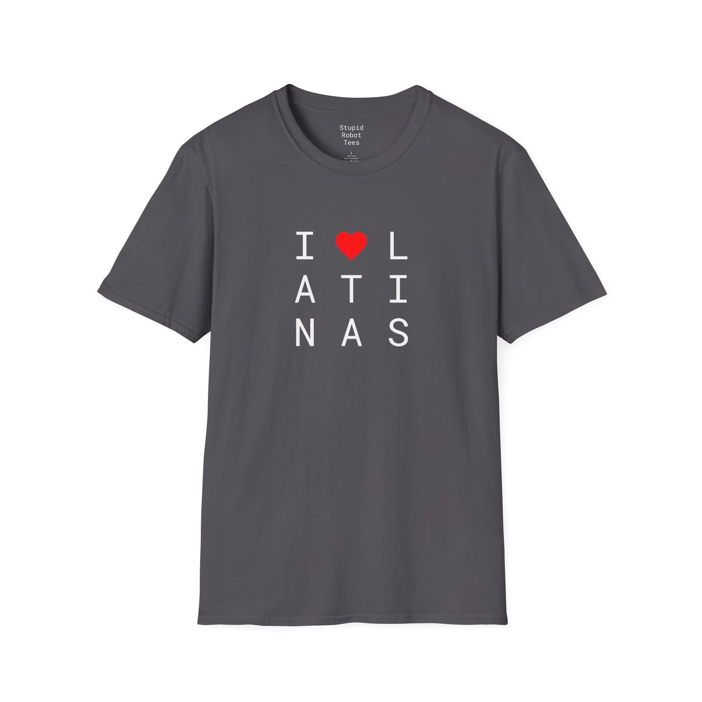 I <heart> LATINAS (2 color) - Unisex Softstyle T-Shirt