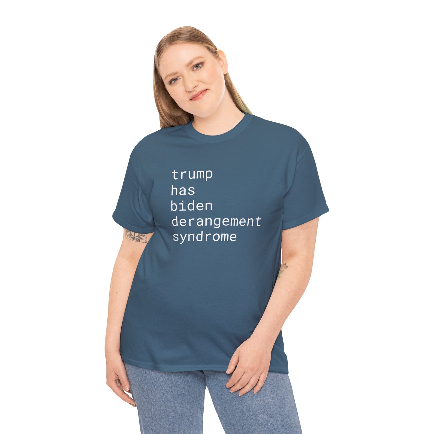 trump has biden derangement syndrome - Unisex Heavy Cotton T-Shirt
