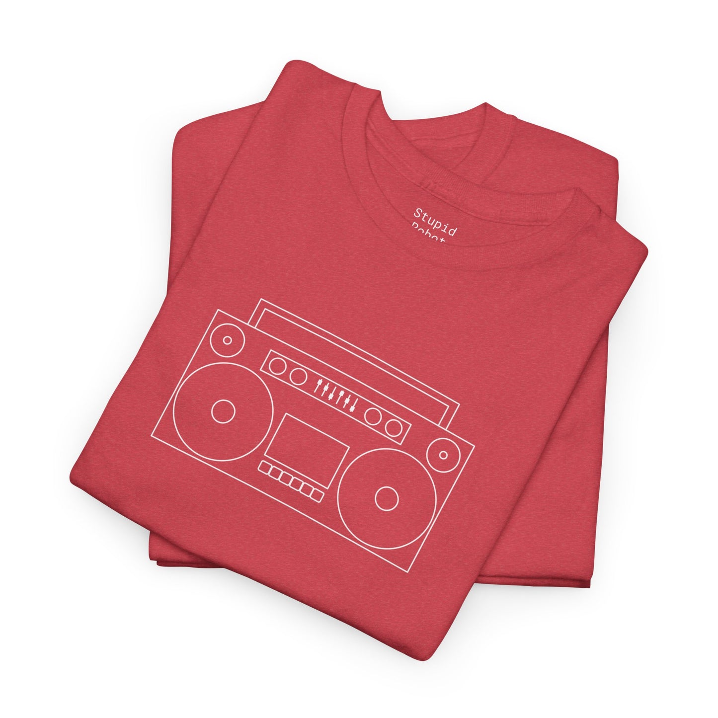 Retro Boombox - Unisex Heavy Cotton T-Shirt