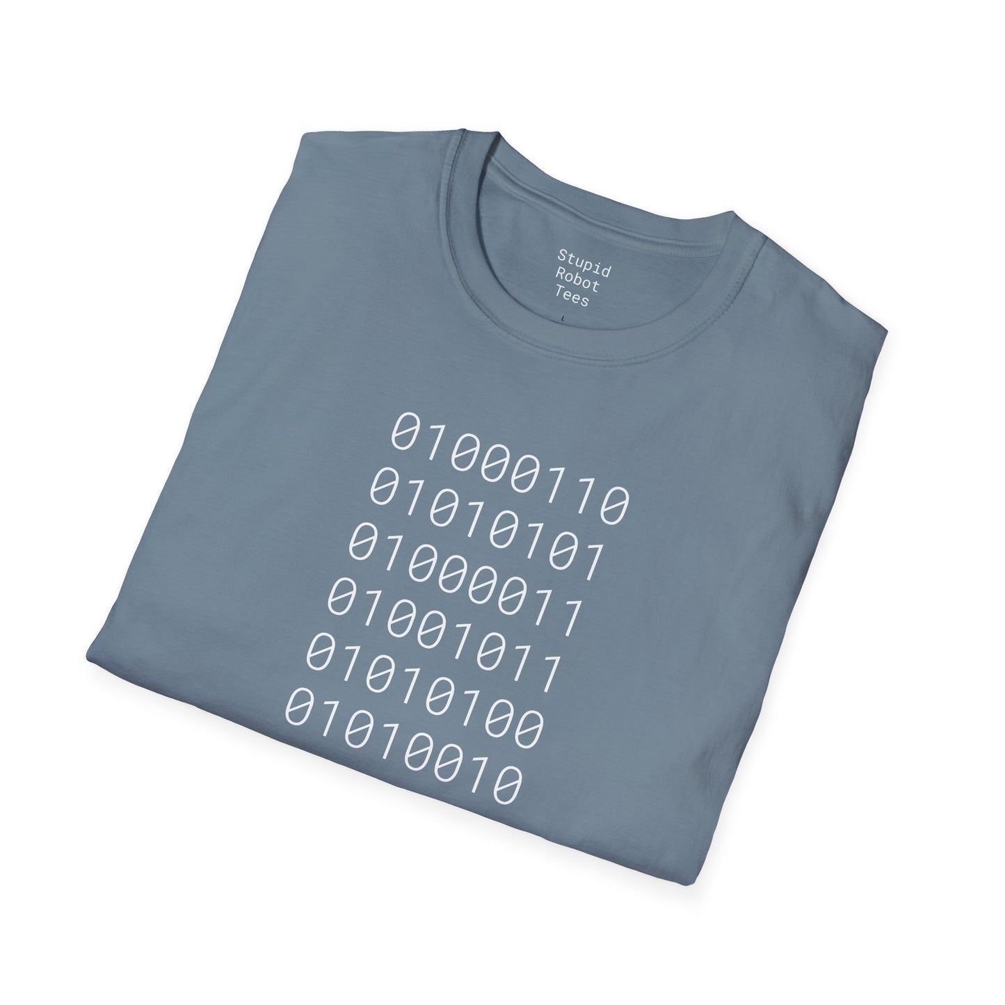 FUCK TRUMP (binary) - Unisex Softstyle T-Shirt