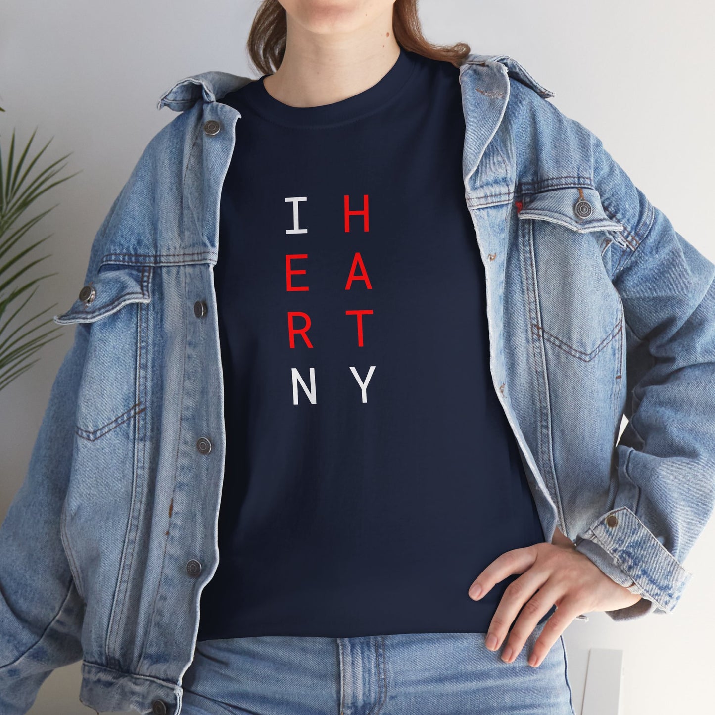 I HEART NY (2 color) - Unisex Heavy Cotton T-Shirt