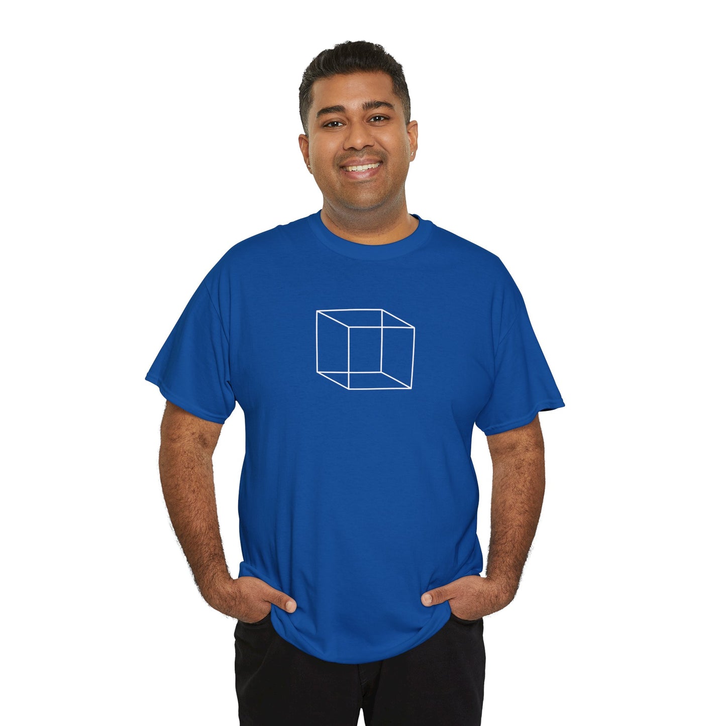 3d Cube - Unisex Heavy Cotton T-Shirt