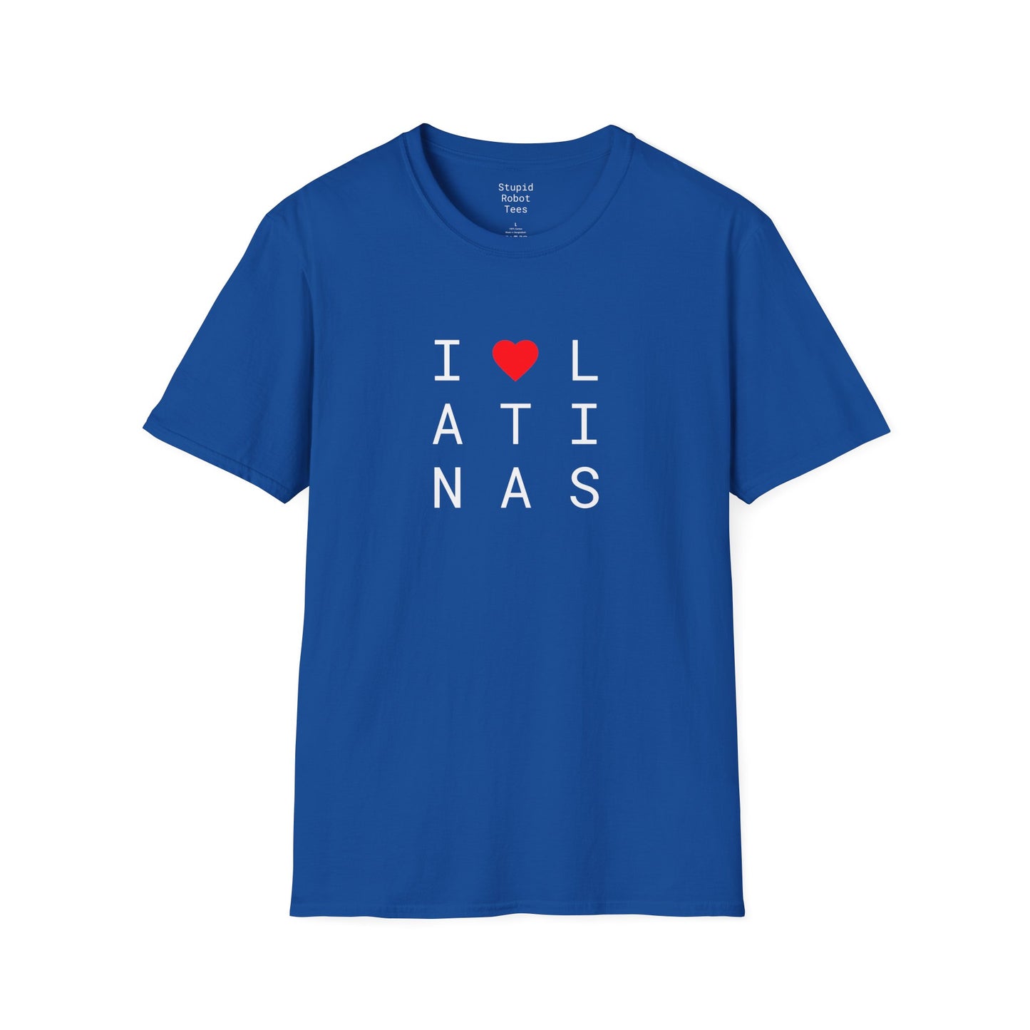 I <heart> LATINAS (2 color) - Unisex Softstyle T-Shirt