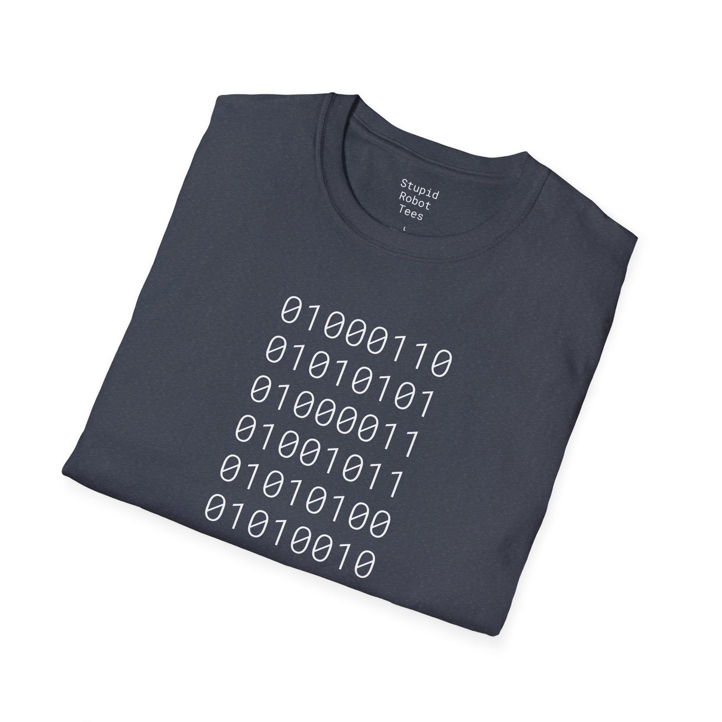 FUCK TRUMP (binary) - Unisex Softstyle T-Shirt