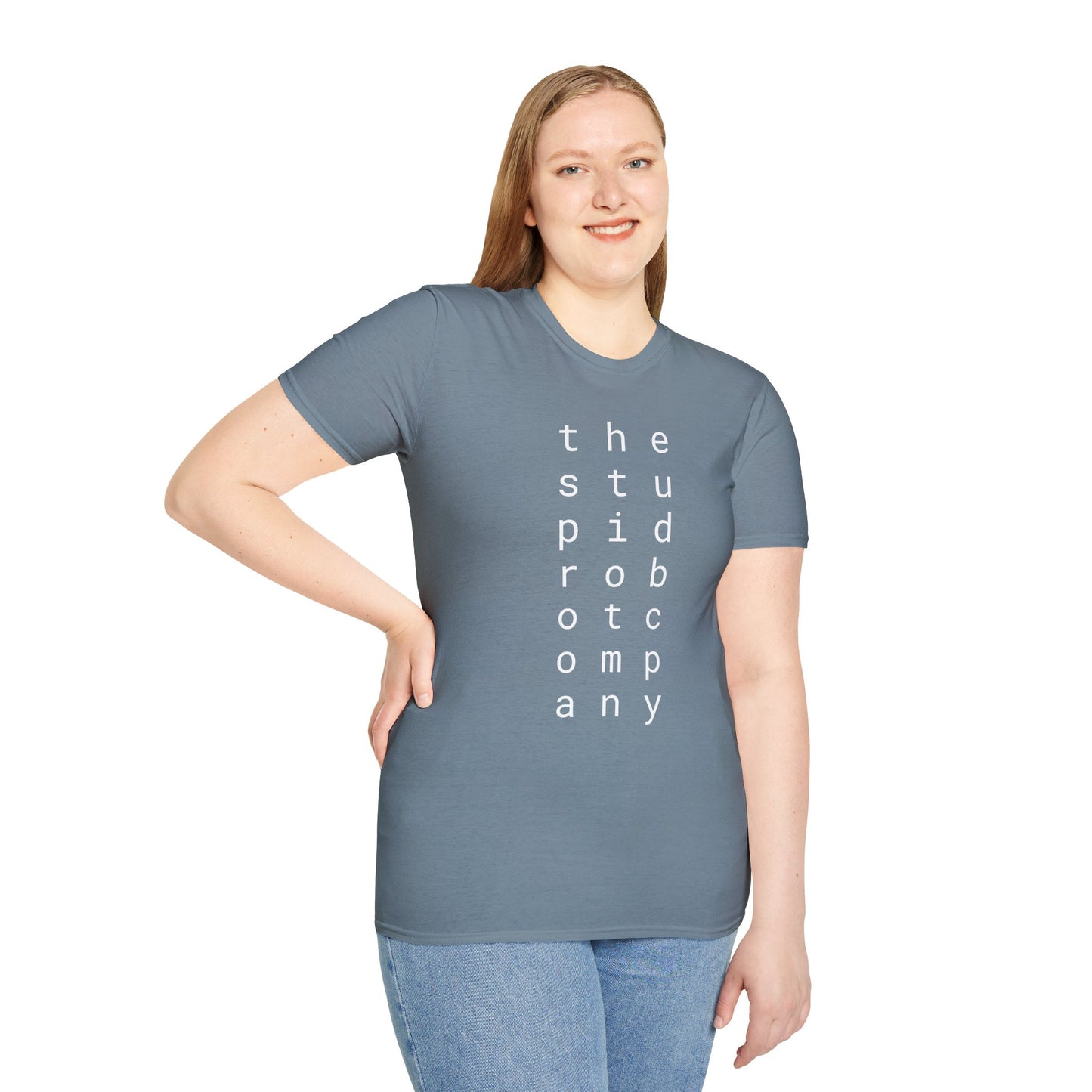 the stupid robot company - Unisex Softstyle T-Shirt