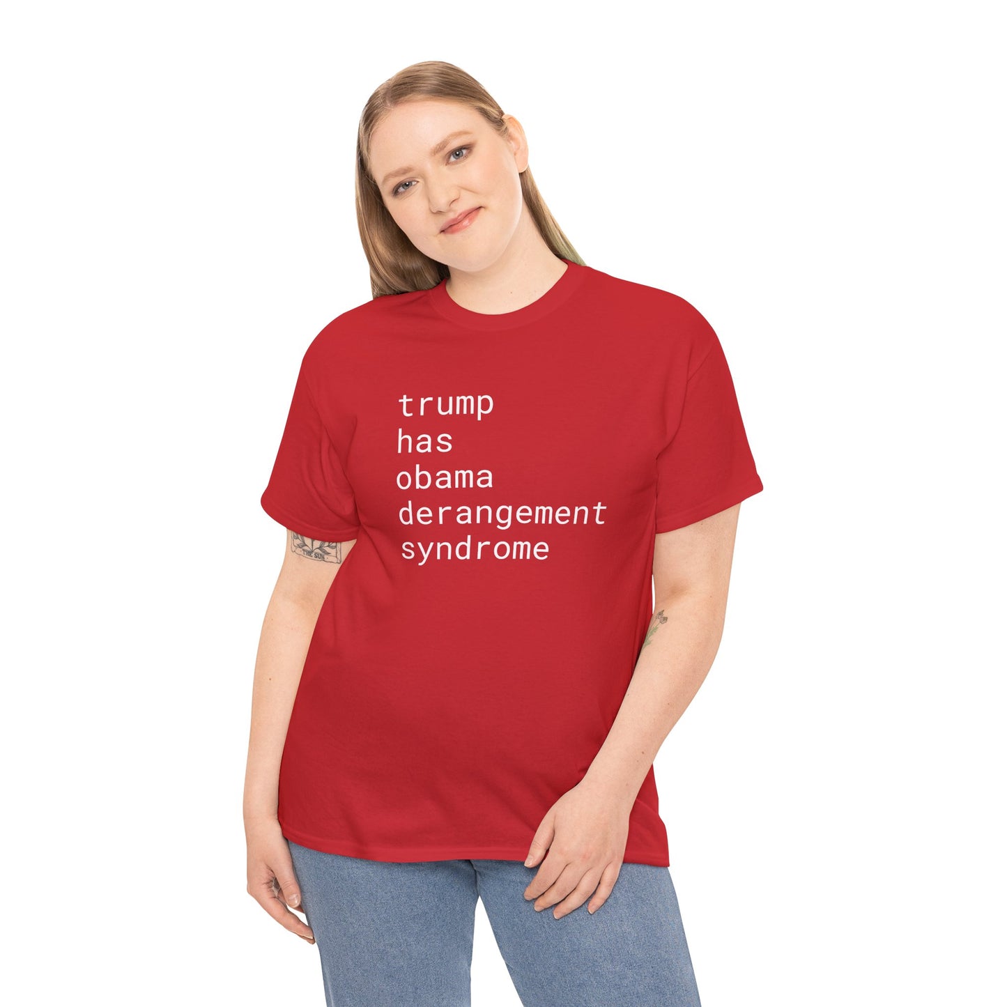trump has obama derangement syndrome - Unisex Heavy Cotton T-Shirt
