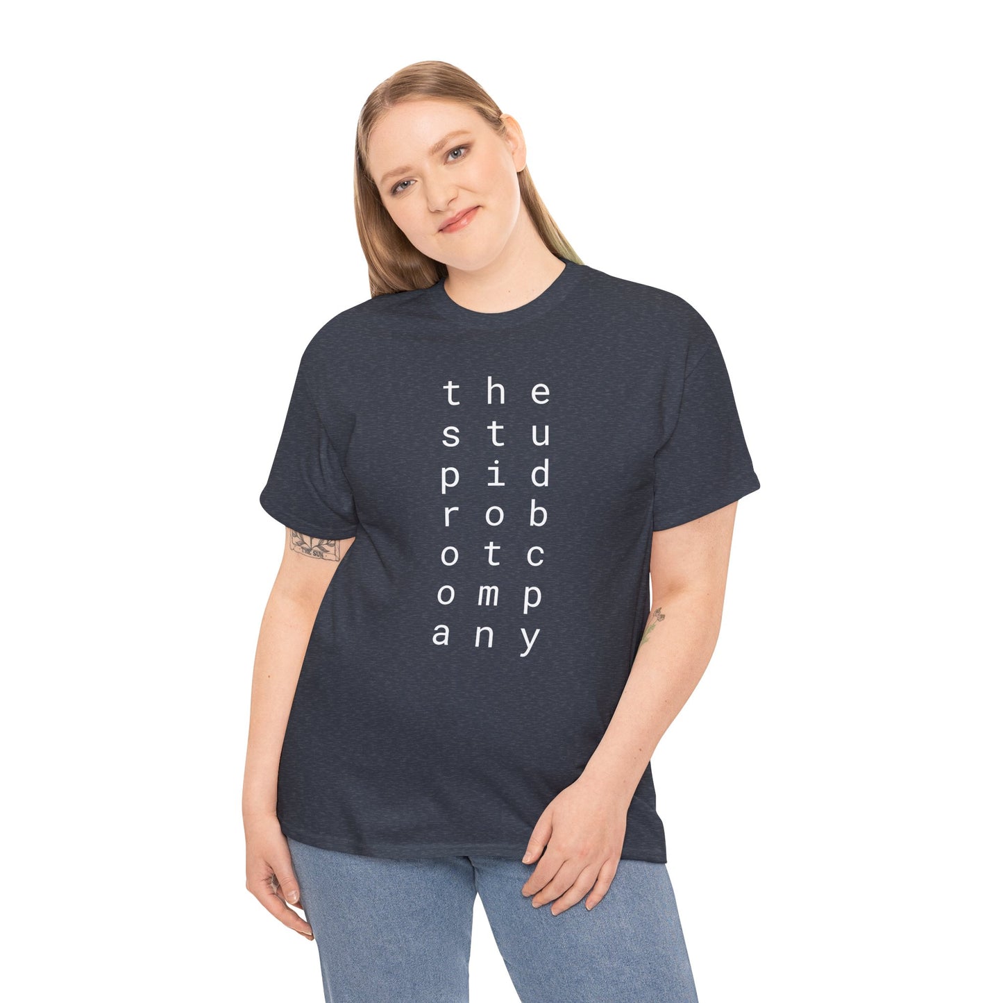 the stupid robot company - Unisex Heavy Cotton T-Shirt