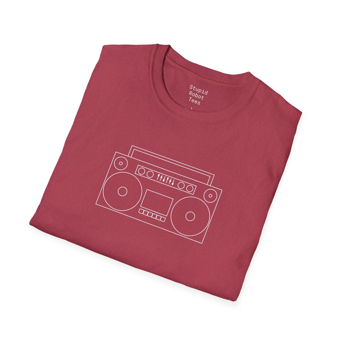 Retro Boombox - Unisex Softstyle T-Shirt