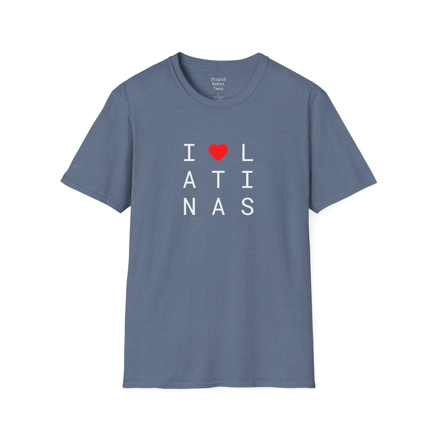 I <heart> LATINAS (2 color) - Unisex Softstyle T-Shirt