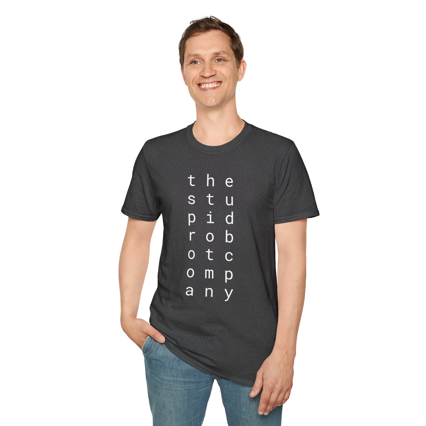 the stupid robot company - Unisex Softstyle T-Shirt