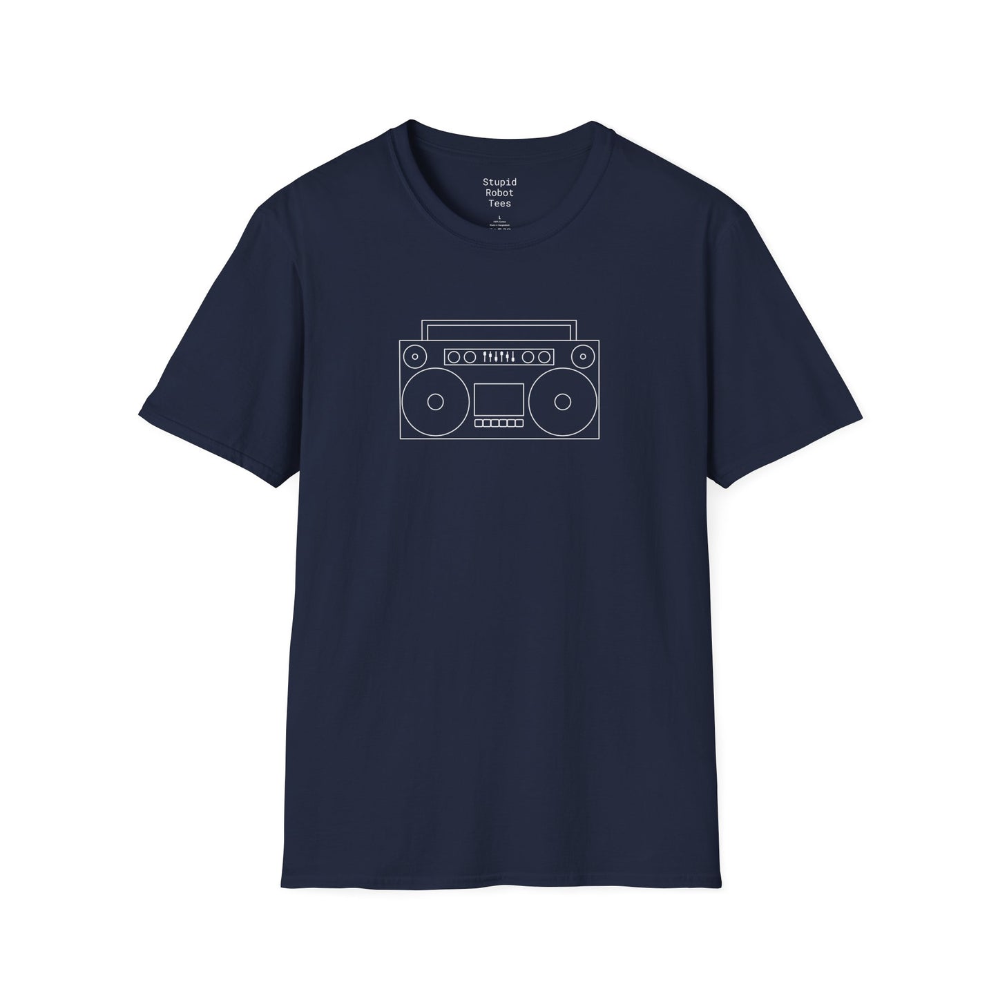 Retro Boombox - Unisex Softstyle T-Shirt