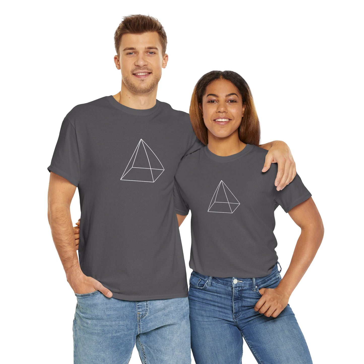 3d Pyramid - Unisex Heavy Cotton T-Shirt