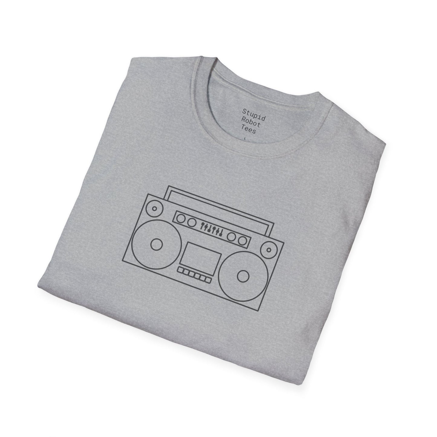 Retro Boombox - Unisex Softstyle T-Shirt