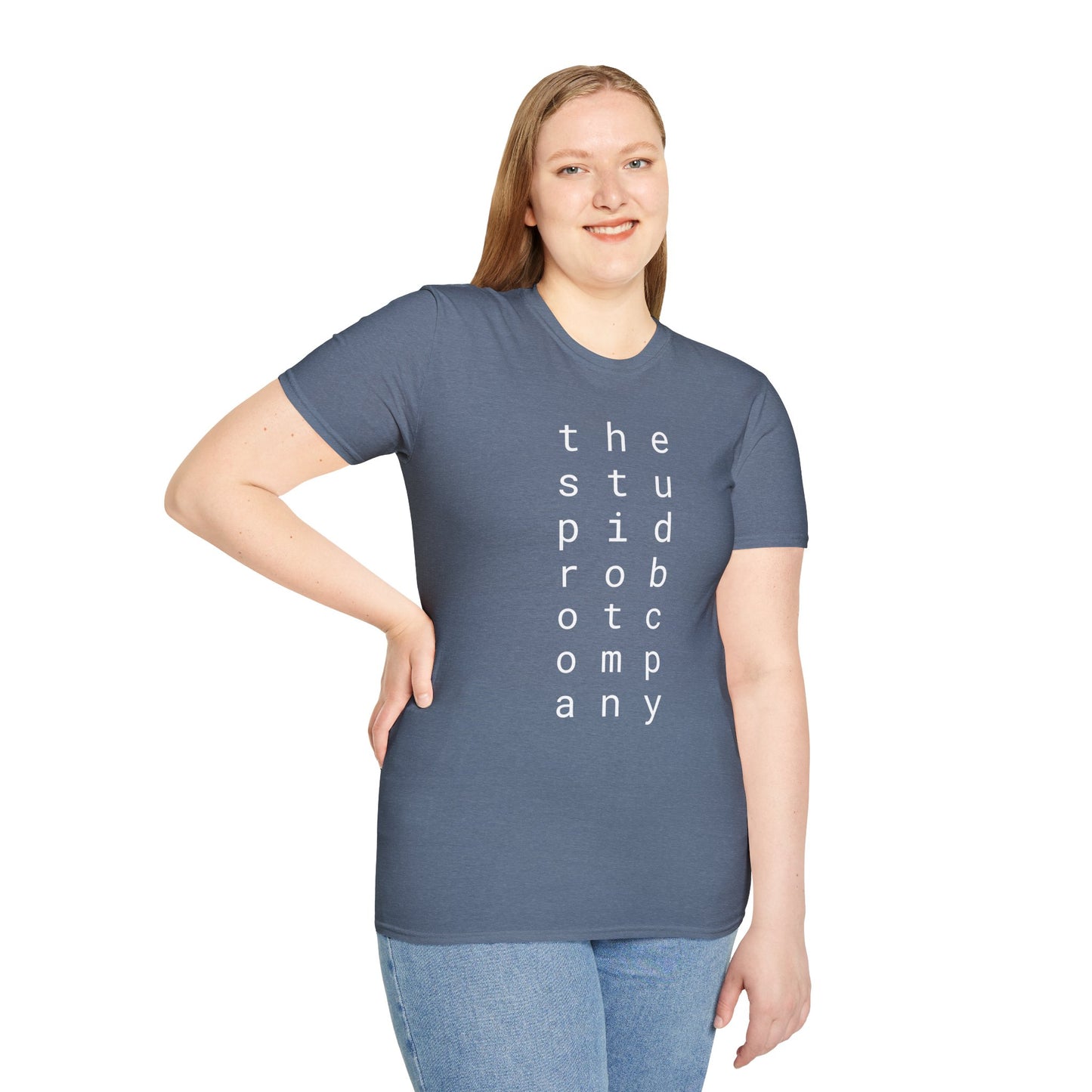 the stupid robot company - Unisex Softstyle T-Shirt