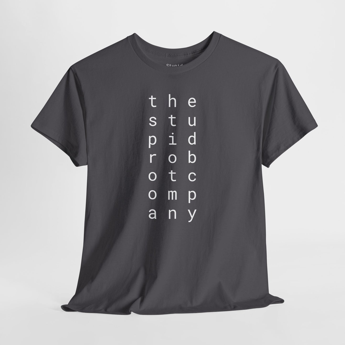 the stupid robot company - Unisex Heavy Cotton T-Shirt