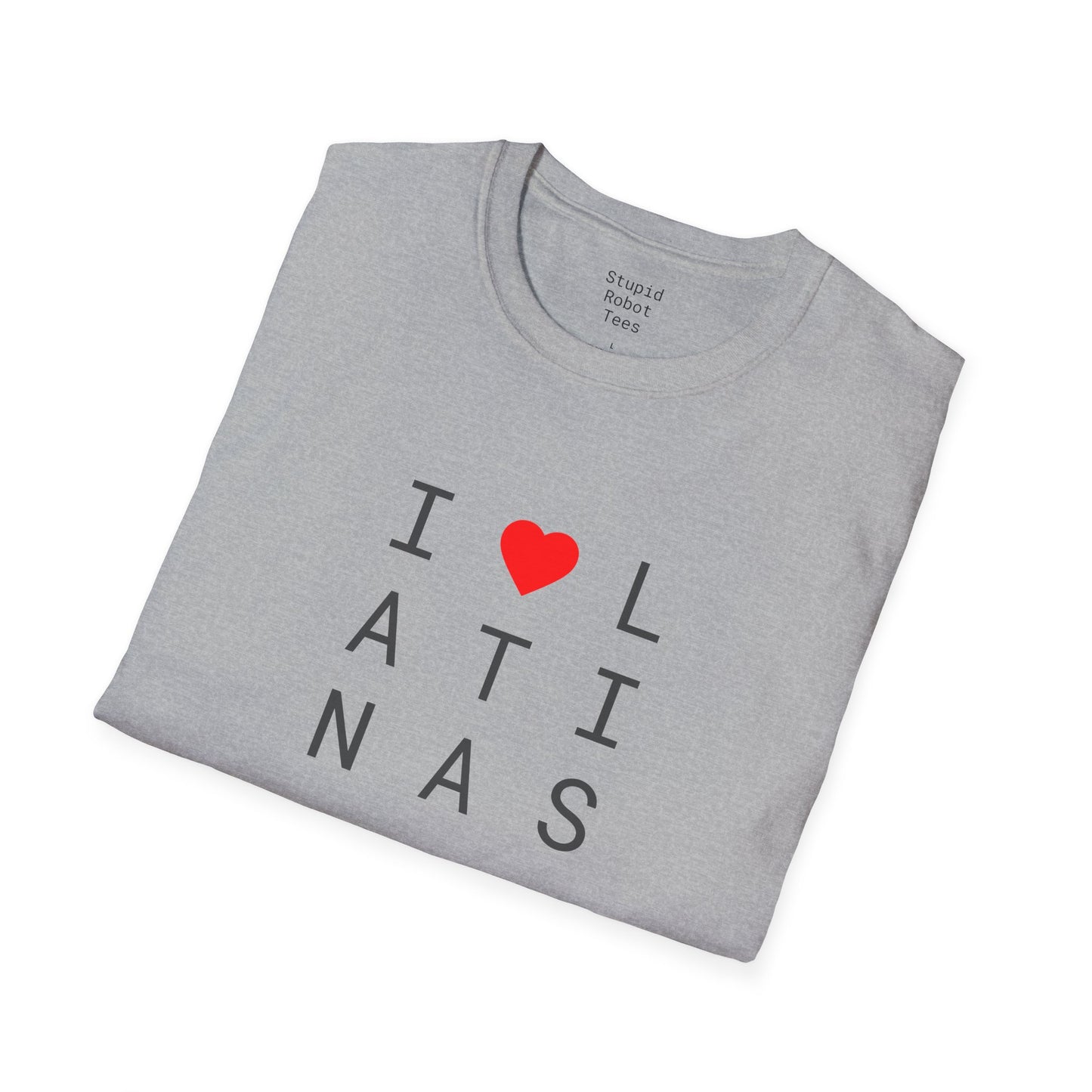I <heart> LATINAS (2 color) - Unisex Softstyle T-Shirt