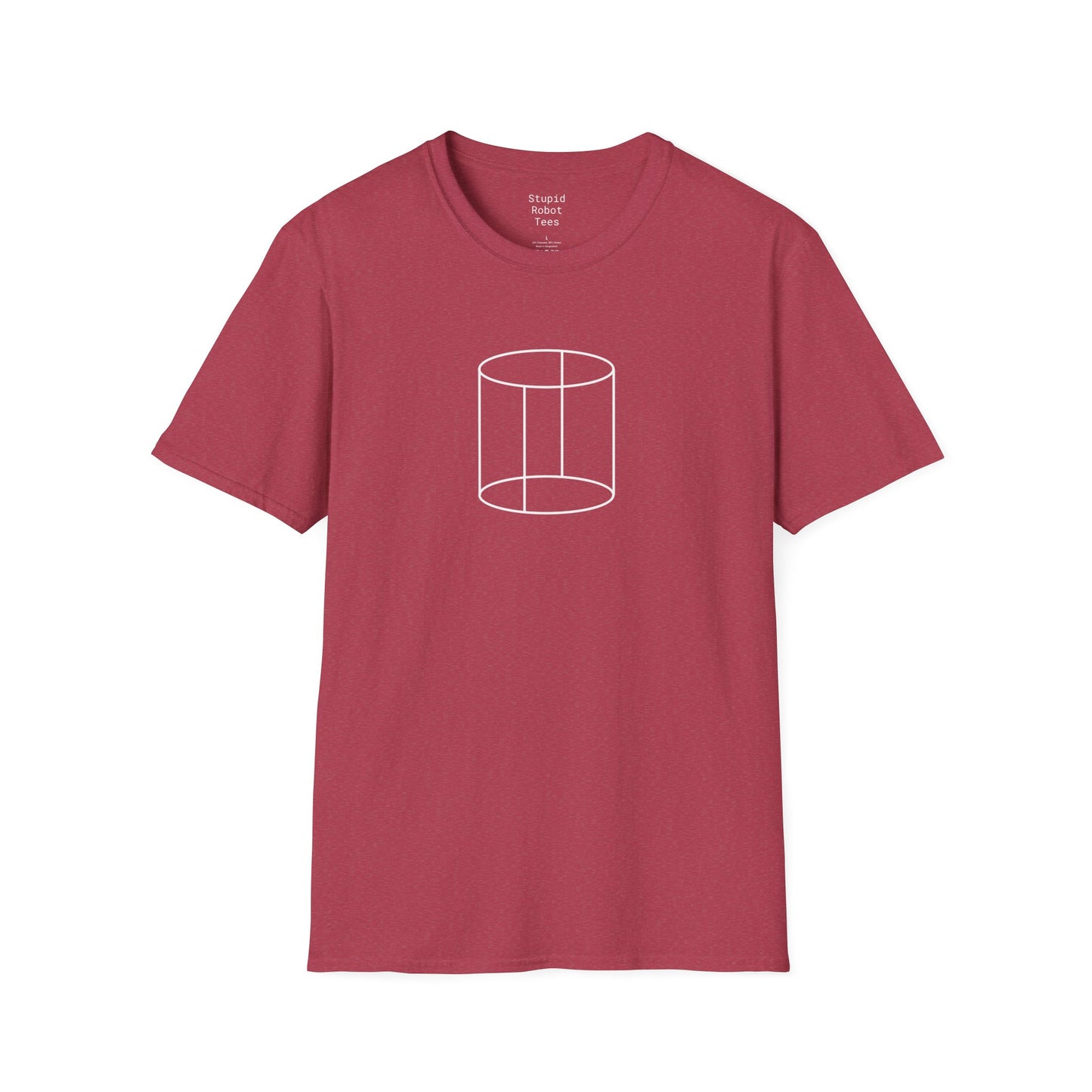 3d Cylinder - Unisex Softstyle T-Shirt