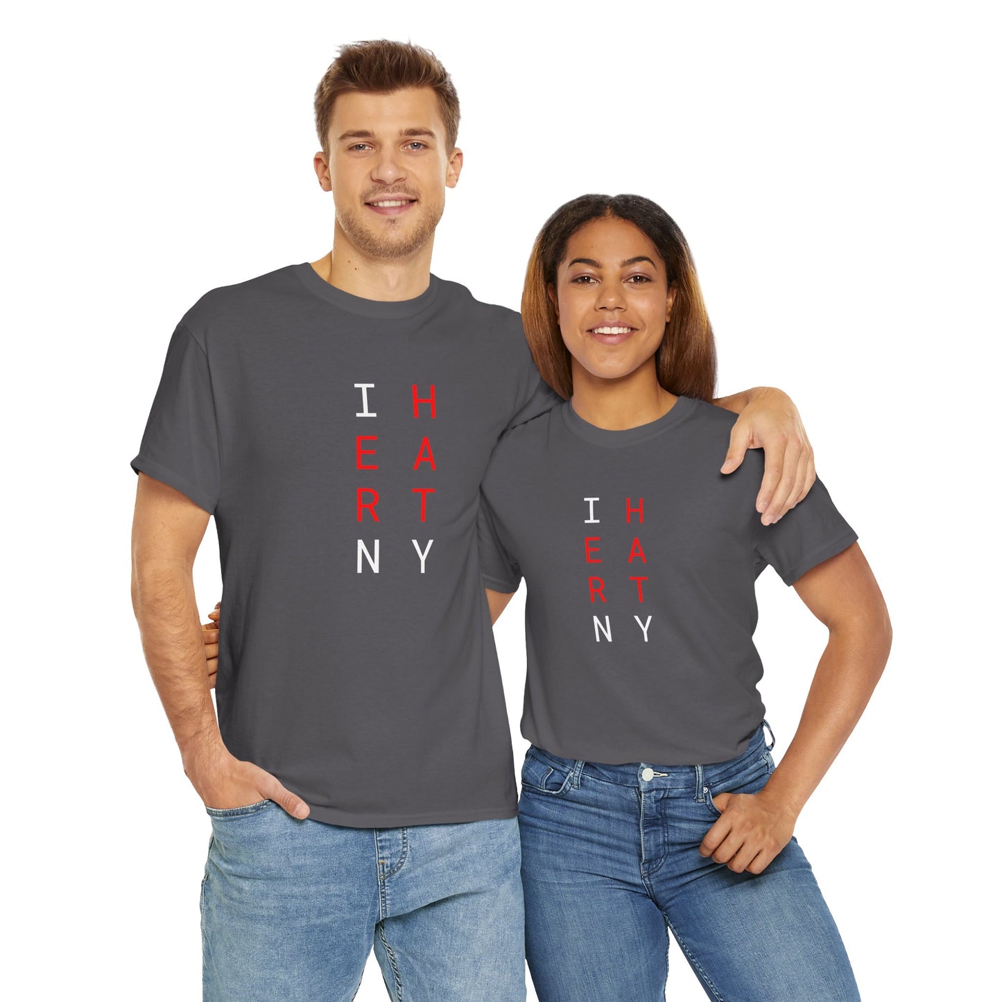 I HEART NY (2 color) - Unisex Heavy Cotton T-Shirt