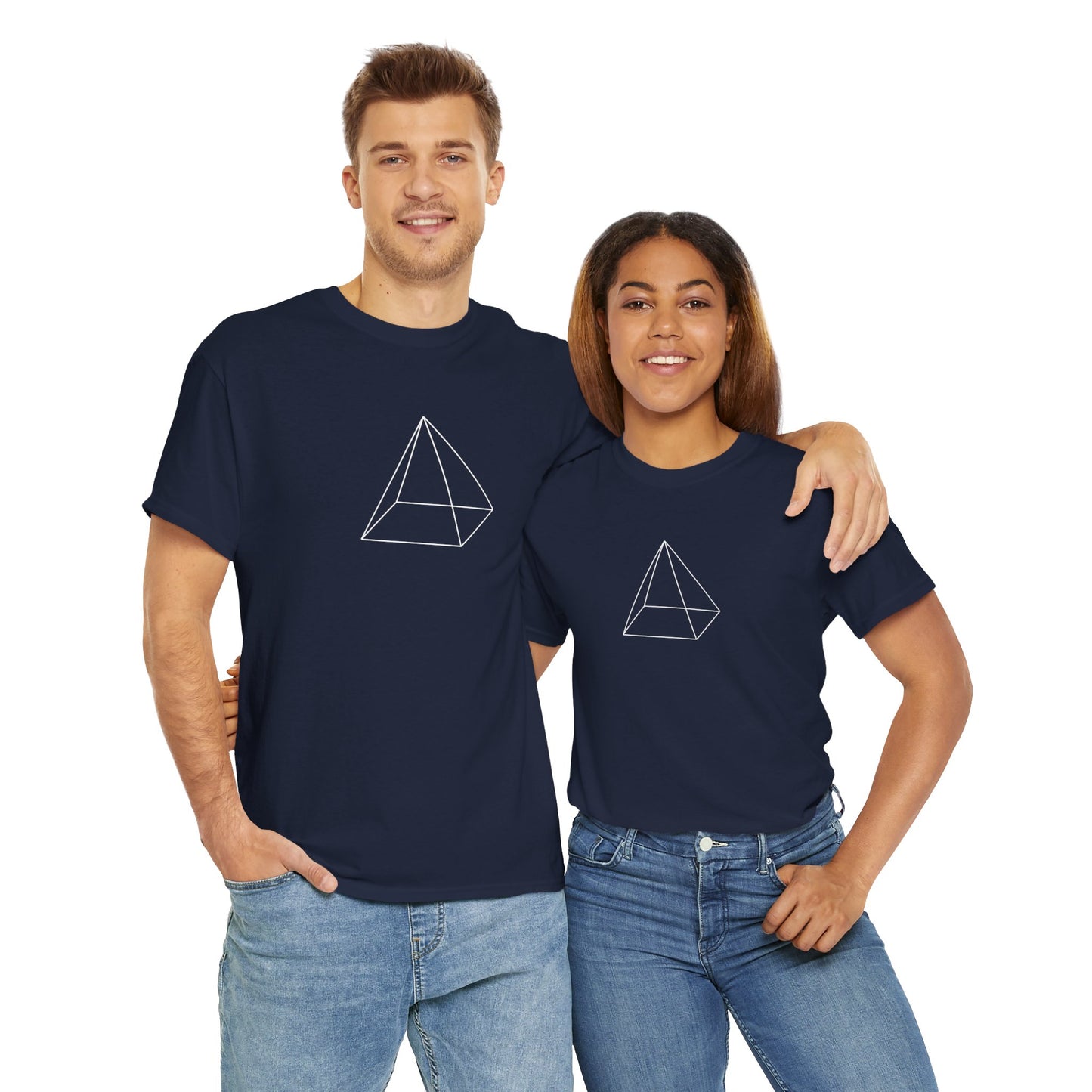3d Pyramid - Unisex Heavy Cotton T-Shirt