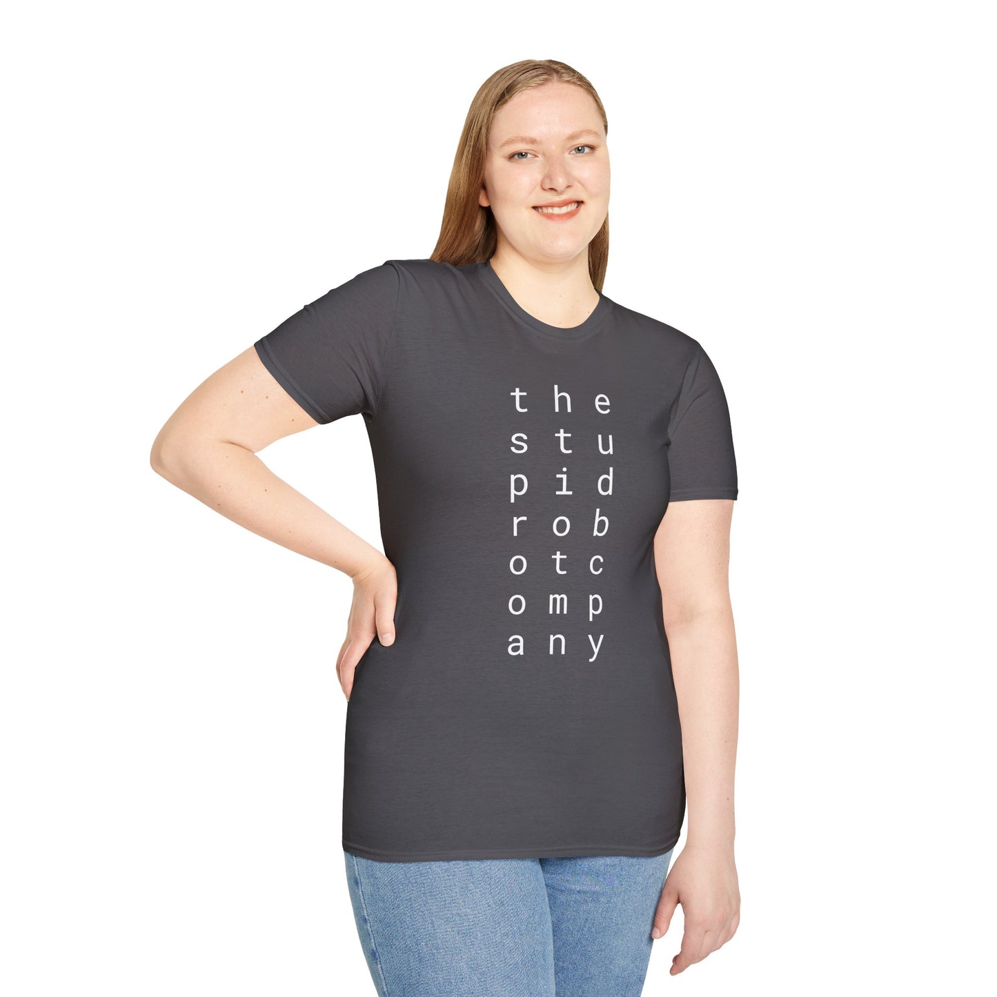 the stupid robot company - Unisex Softstyle T-Shirt