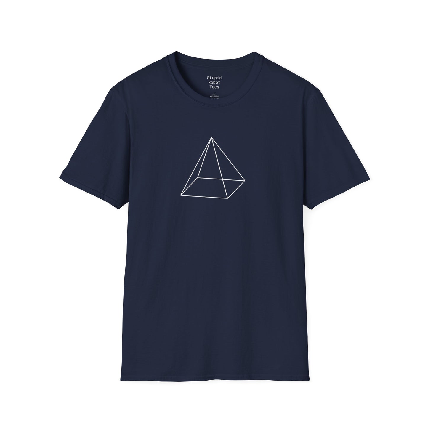 3d Pyramid - Unisex Softstyle T-Shirt
