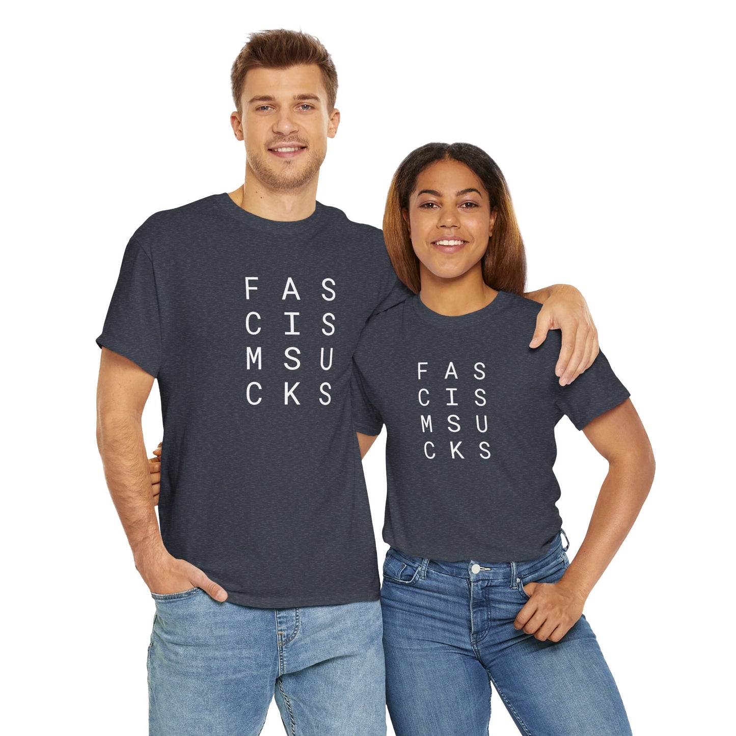 Fascism Sucks - Unisex Heavy Cotton T-Shirt