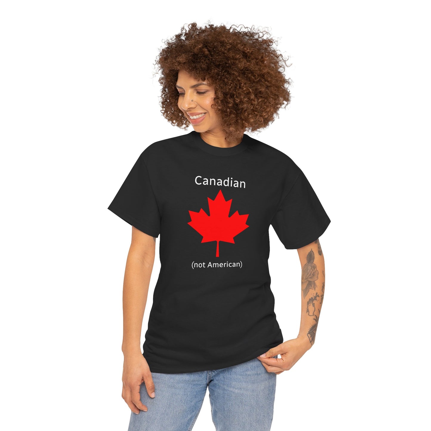 Canadian (not American) - Unisex Heavy Cotton T-Shirt