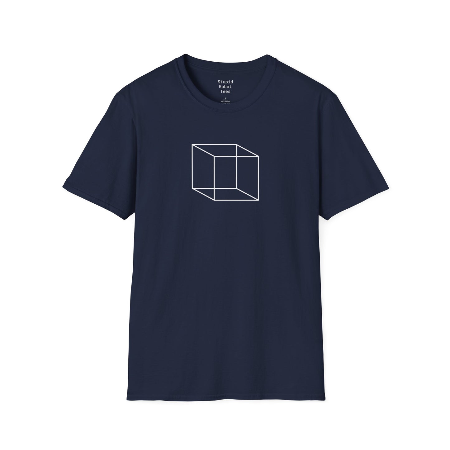 3d Cube - Unisex Softstyle T-Shirt