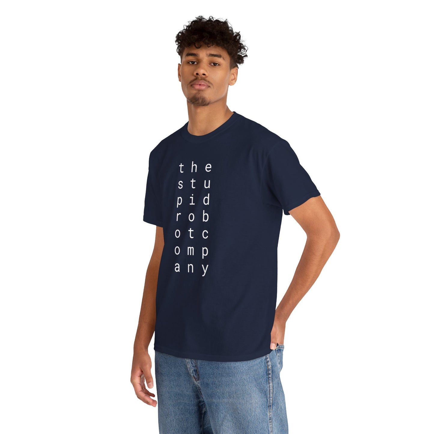 the stupid robot company - Unisex Heavy Cotton T-Shirt