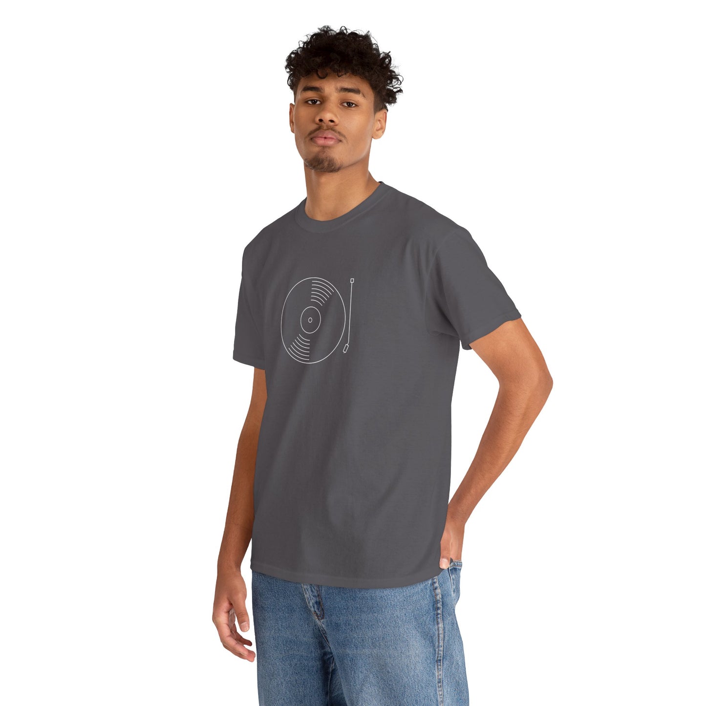 Retro Vinyl - Unisex Heavy Cotton T-Shirt